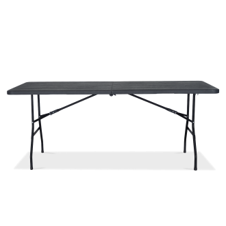 Stabilny stół w kolorze grafitowym do użytku prywatnego i komercyjnego