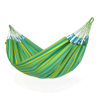 Klasyczny hamak dwuosobowy BRISA Lime - LA SIESTA