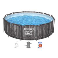 Basen na stelażu okrągły Steel Pro Max 3,66x1m - BESTWAY 5614X