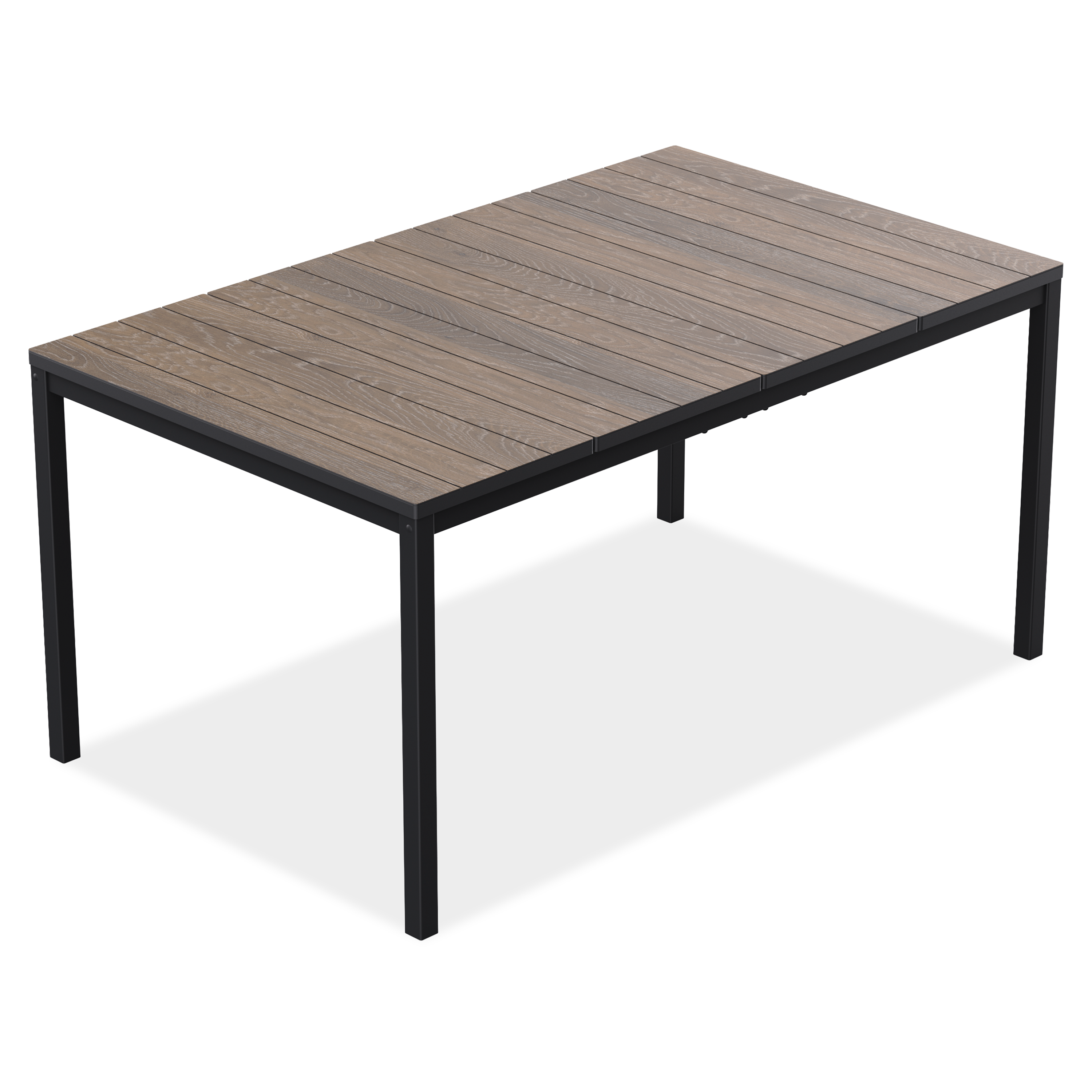Stół do ogrodu DECO PORTO NOVA 160 Black + Walnut - Keter