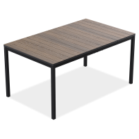 Stół do ogrodu DECO PORTO NOVA 160 Black + Walnut - Keter
