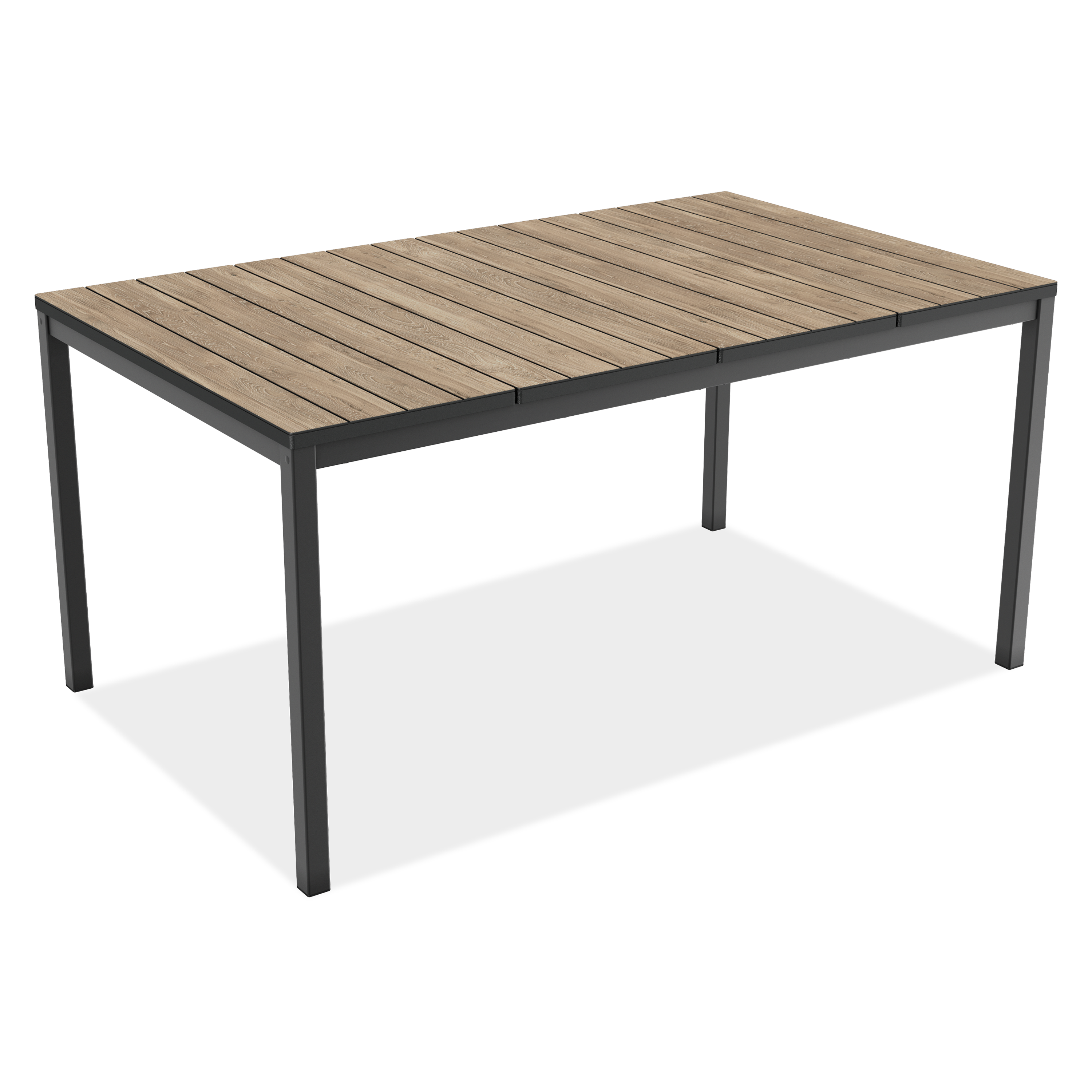 Stół jadalniany DECO PORTO NOVA 160 Black + Ashwood - Keter