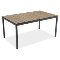 Stół jadalniany DECO PORTO NOVA 160 Black + Ashwood - Keter