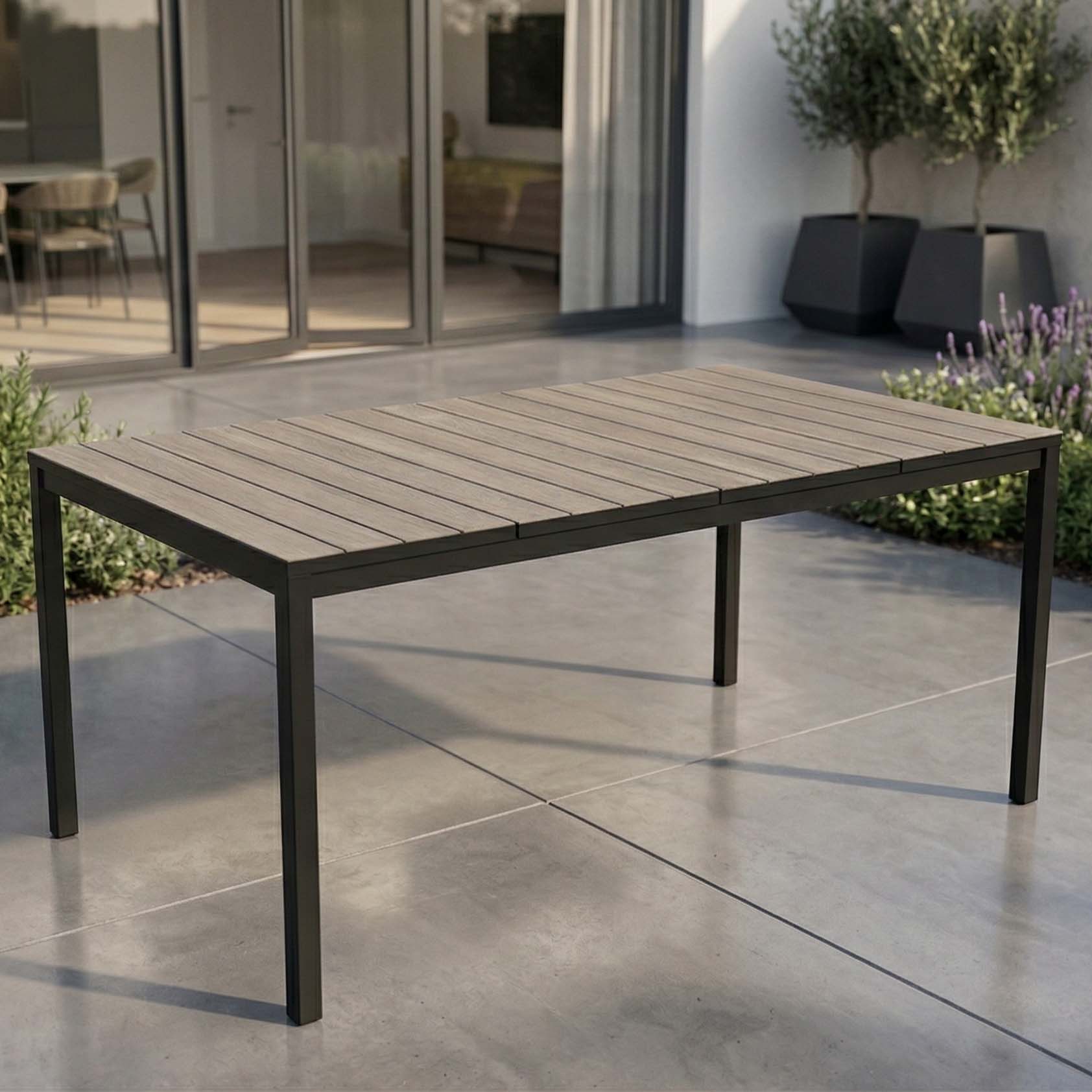 Stół jadalniany DECO PORTO NOVA 160 Black + Ashwood - Keter