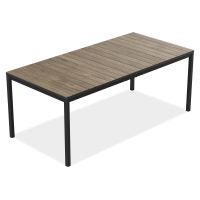 Stół jadalniany DECO PORTO NOVA 200 Black + Walnut - Keter