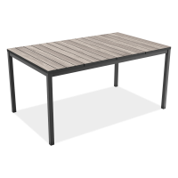Stół jadalniany na taras DECO PORTO NOVA 160 Black + Storm - Keter