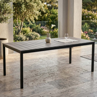 Stół tarasowy DECO PORTO NOVA 200 Black + Ashwood - Keter