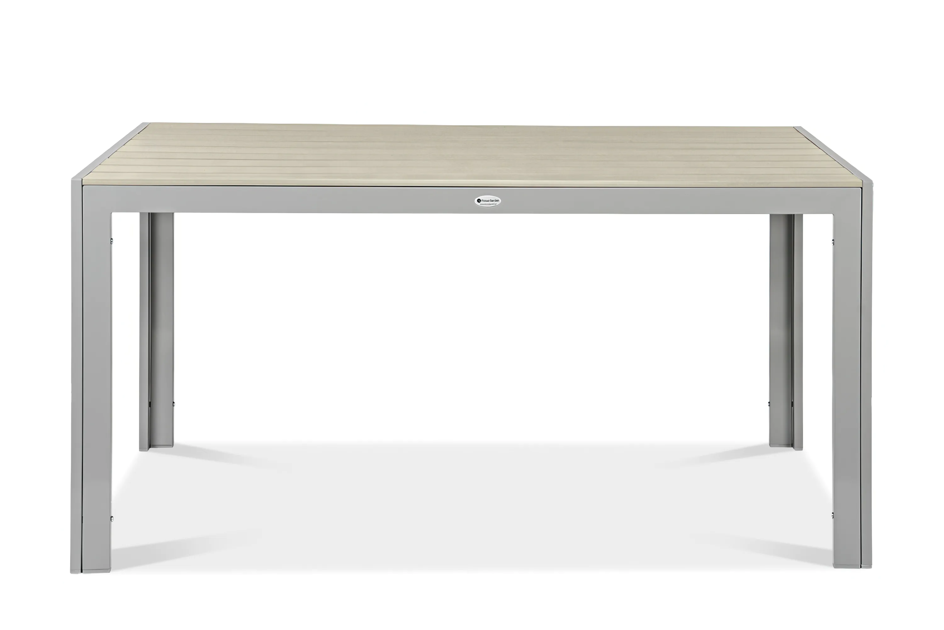 Stół z zestawu ogrodowego Sydney Silver Taupe Focus Garden widok od frontu