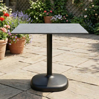 Stolik z żeliwną podstawą LIORA/VENA 80 cm- Bjørkka