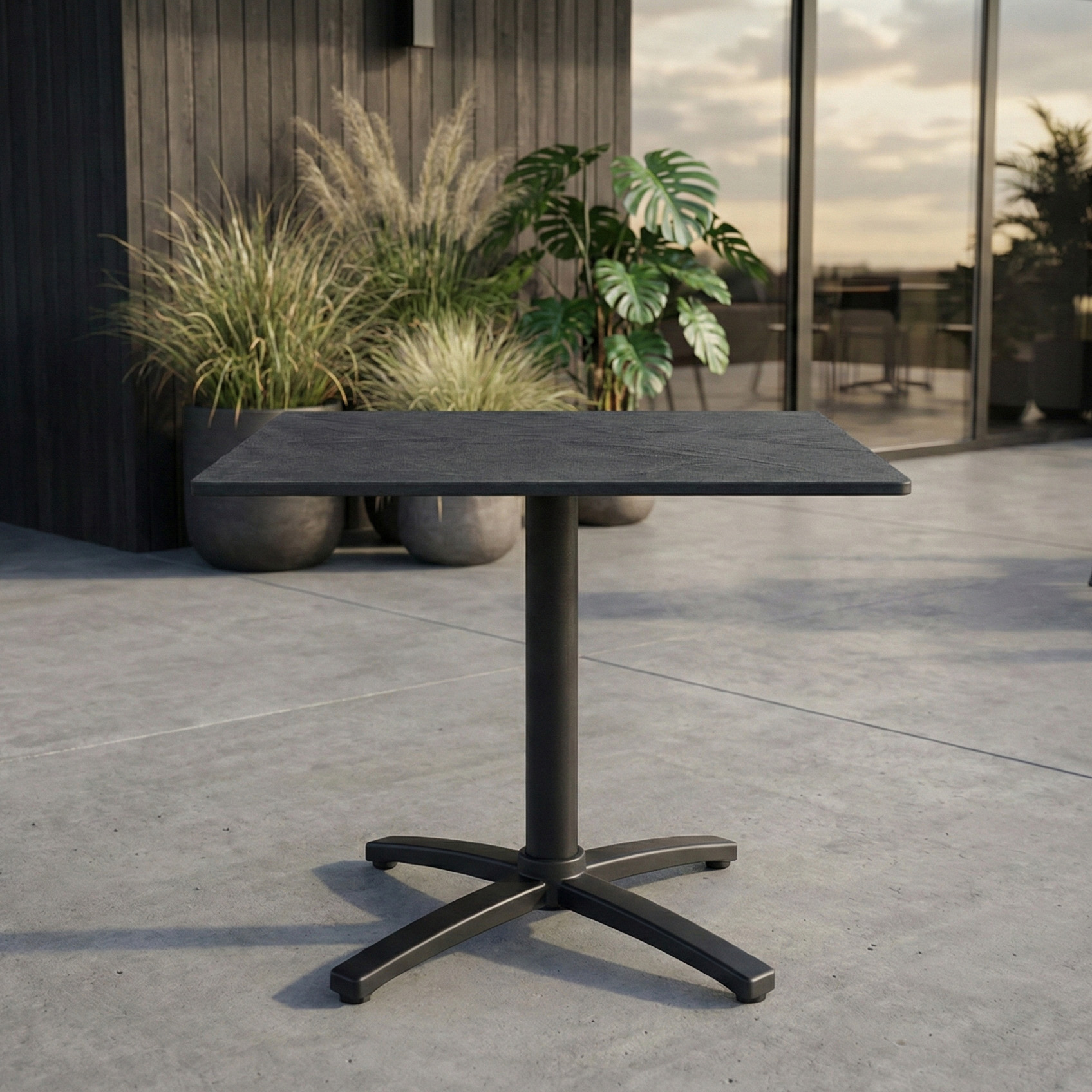 stolik ogrodowy ALVIA VENA 80 cm aranżacja tarasu