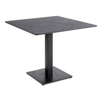 Stolik ogrodowy ze stalową podstawą RIVIO/VENA 80 cm - Bjørkka