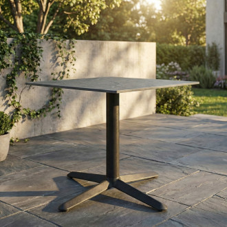 stolik ogrodowy vena 70 anthracite marble oris black bjørkka aranżacja tarasu nowoczesny ogród