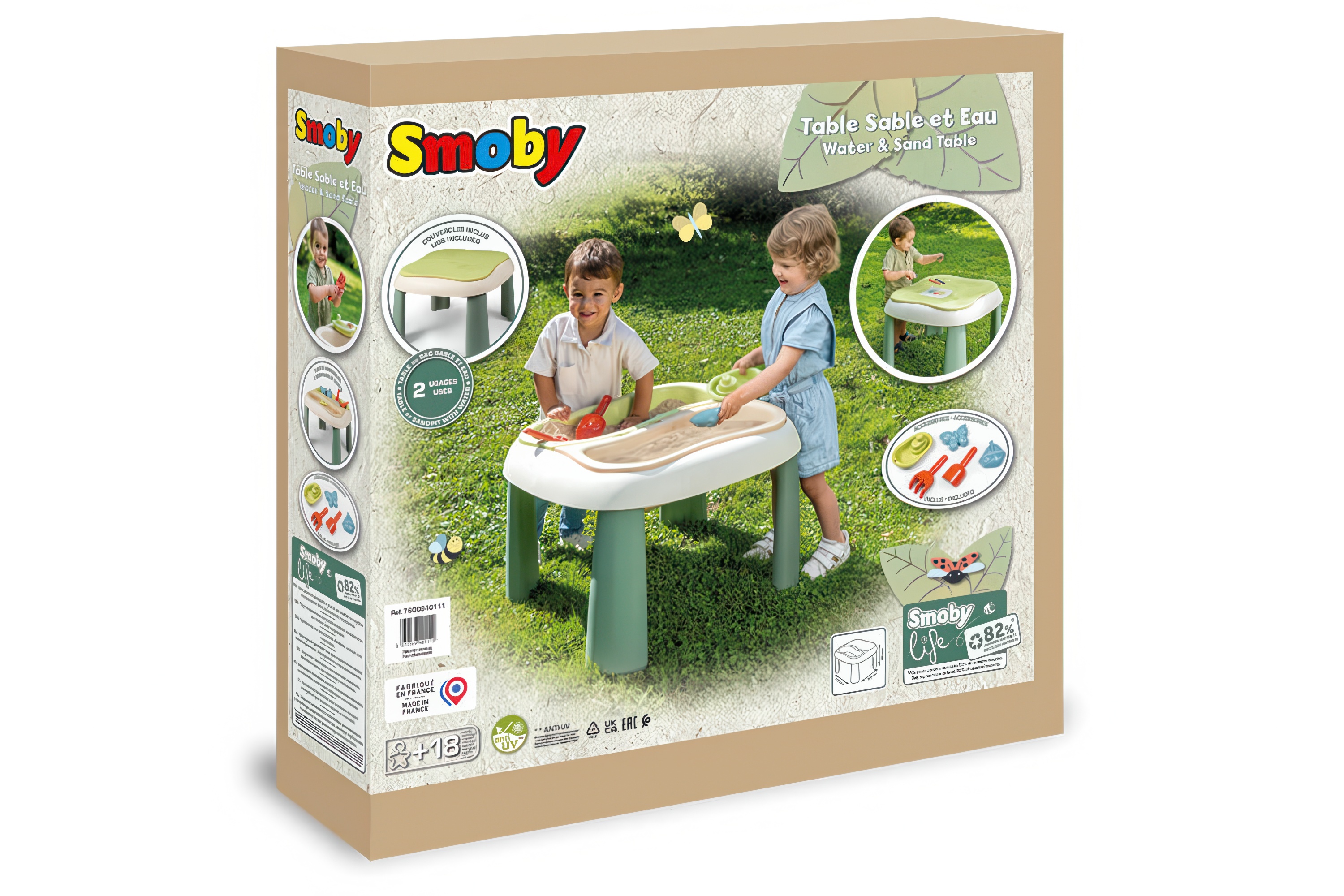 Столик водний двосекційний Smoby в упаковці