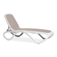 Leżak Nardi OMEGA Bianco Tortora