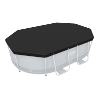Osłona basenowa Flowclear 3.05m x 2.00m PVC - BESTWAY 58424