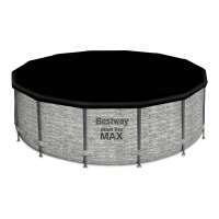 Pokrowiec do basenu Flowclear 4.27m PVC - BESTWAY 58248