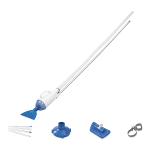 Odkurzacz basenowy z dwiema ssawkami i szczoteczką