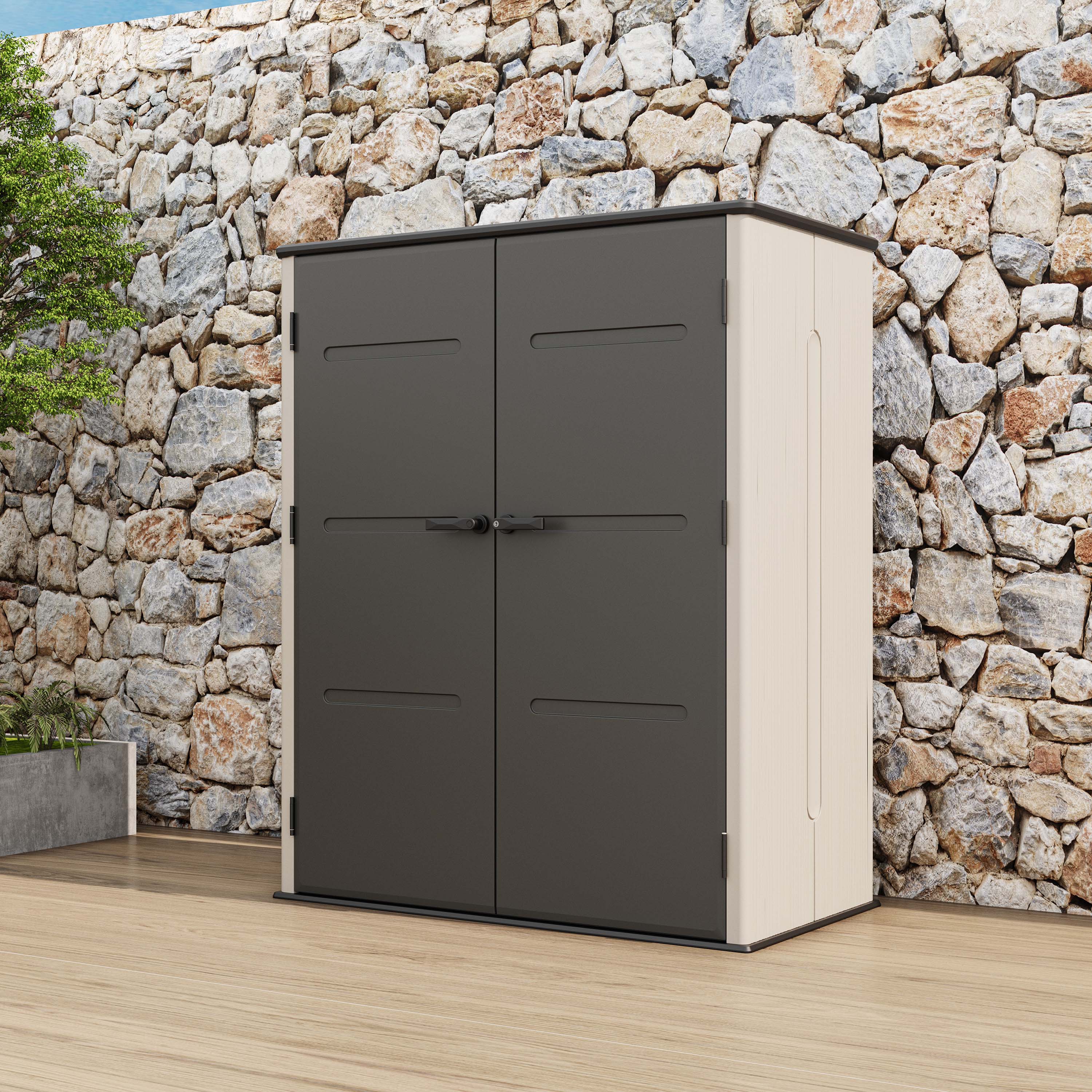 Szafa ogrodowa DAKOTA 4.7x2.5 Cold Grey - HARDMAISTER