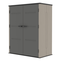 Szafa ogrodowa DAKOTA 143x77 cm Cold Grey - HARDMAISTER