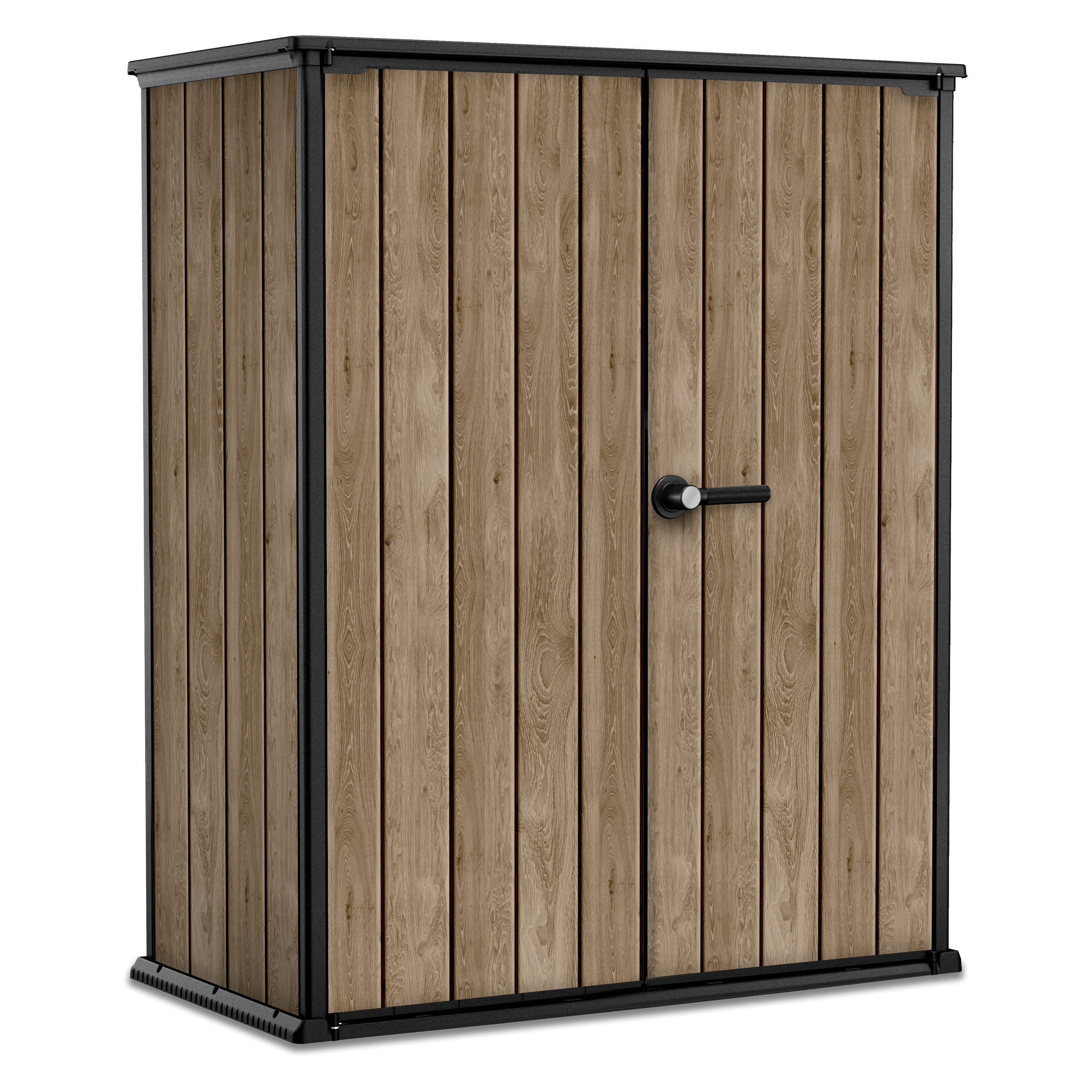 Szafa zewnętrzna do ogrodu Deco Vertical 1400L Ashwood– Keter
