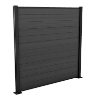 Przęsło ogrodzeniowe szare 1,8x1,8m na utwardzony fundament – Keter