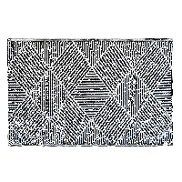 Dywan zewnętrzny na balkon 160x230 cm Grey - MOODME