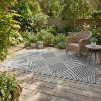 Dywan na ogród 180x270 cm Grey - MOODME