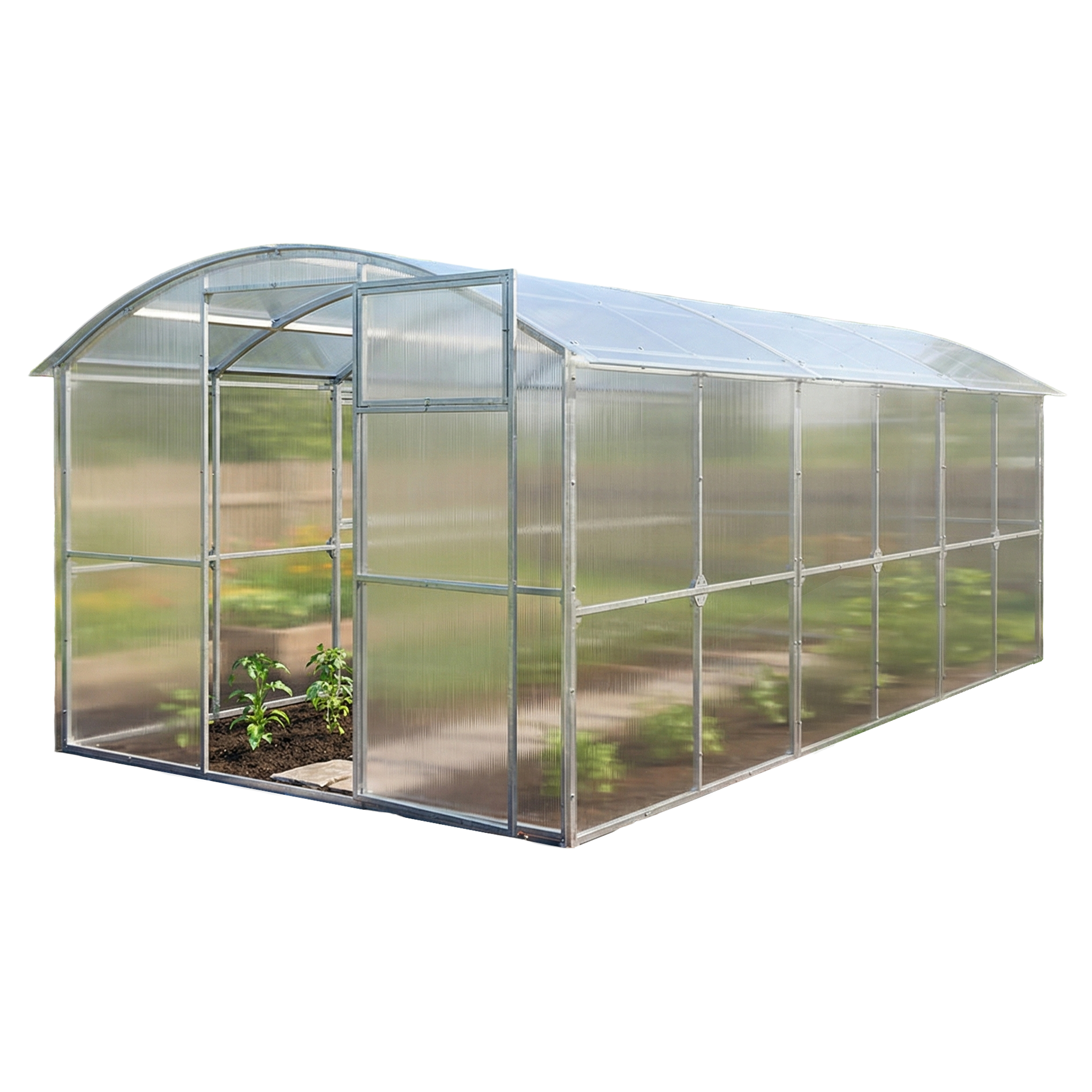 Szklarnia ogrodowa poliwęglanowa 6 mm MUSERA 3 x 6 m – Cultivo