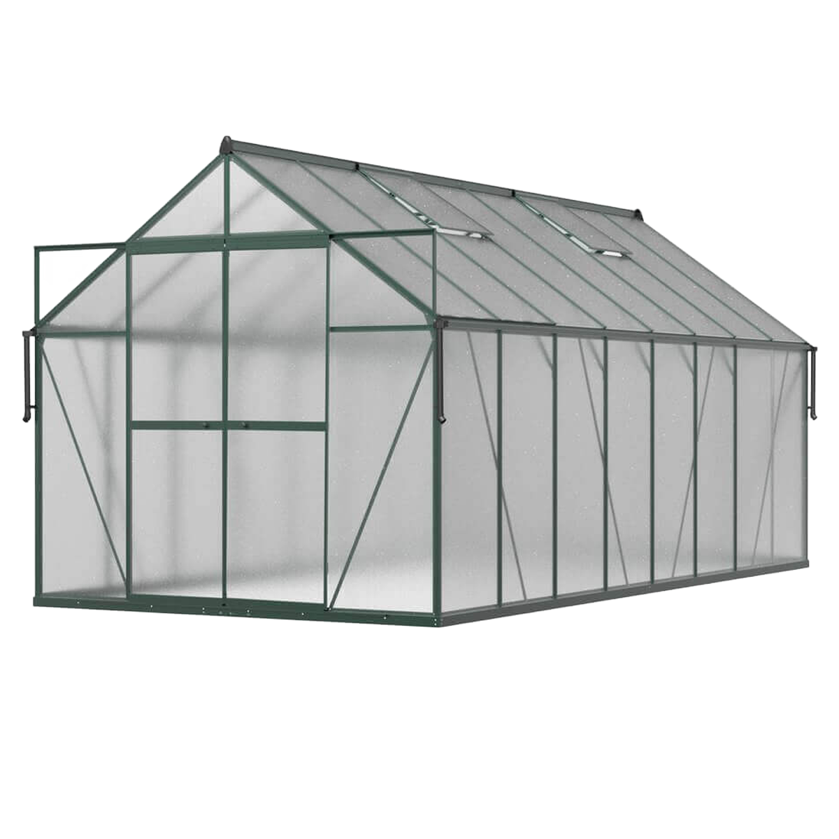 Szklarnia z poliwęglanu slide in w rozmiarze 244x490cm