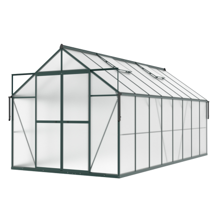 Szklarnia z poliwęglanu slide in w rozmiarze 244x490cm