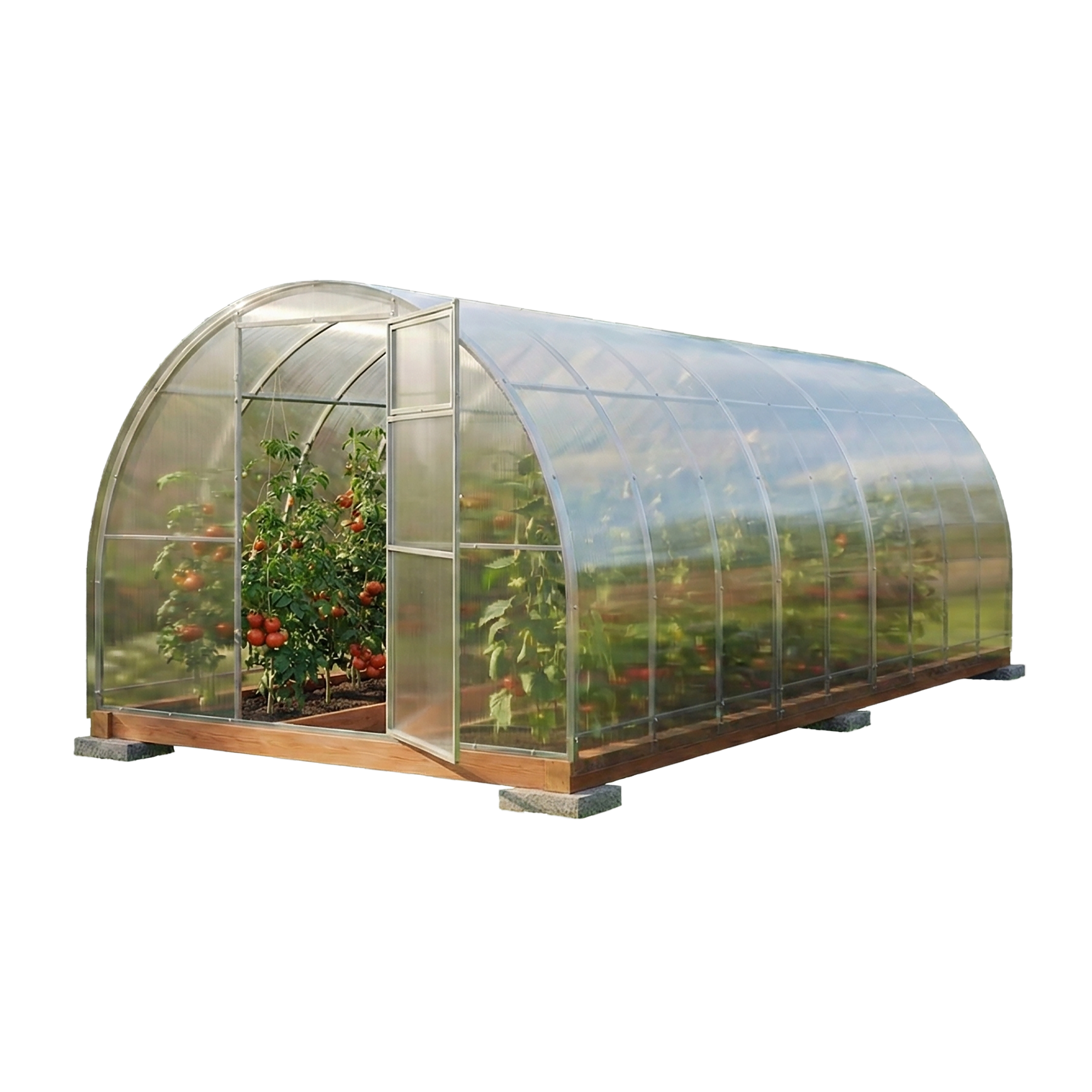 Szklarnia ogrodowa poliwęglanowa 6 mm CEPRA 3 x 6 m – Cultivo