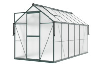Szklarnia ogrodowa z poliwęglanu Slide-In NEW 183x361cm Dark Green - Cultivo