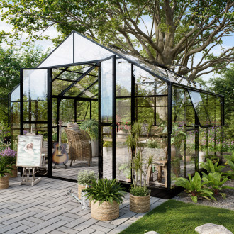 Szklarnia z poliwęglanu Solid PC 347x354cm Black - Cultivo