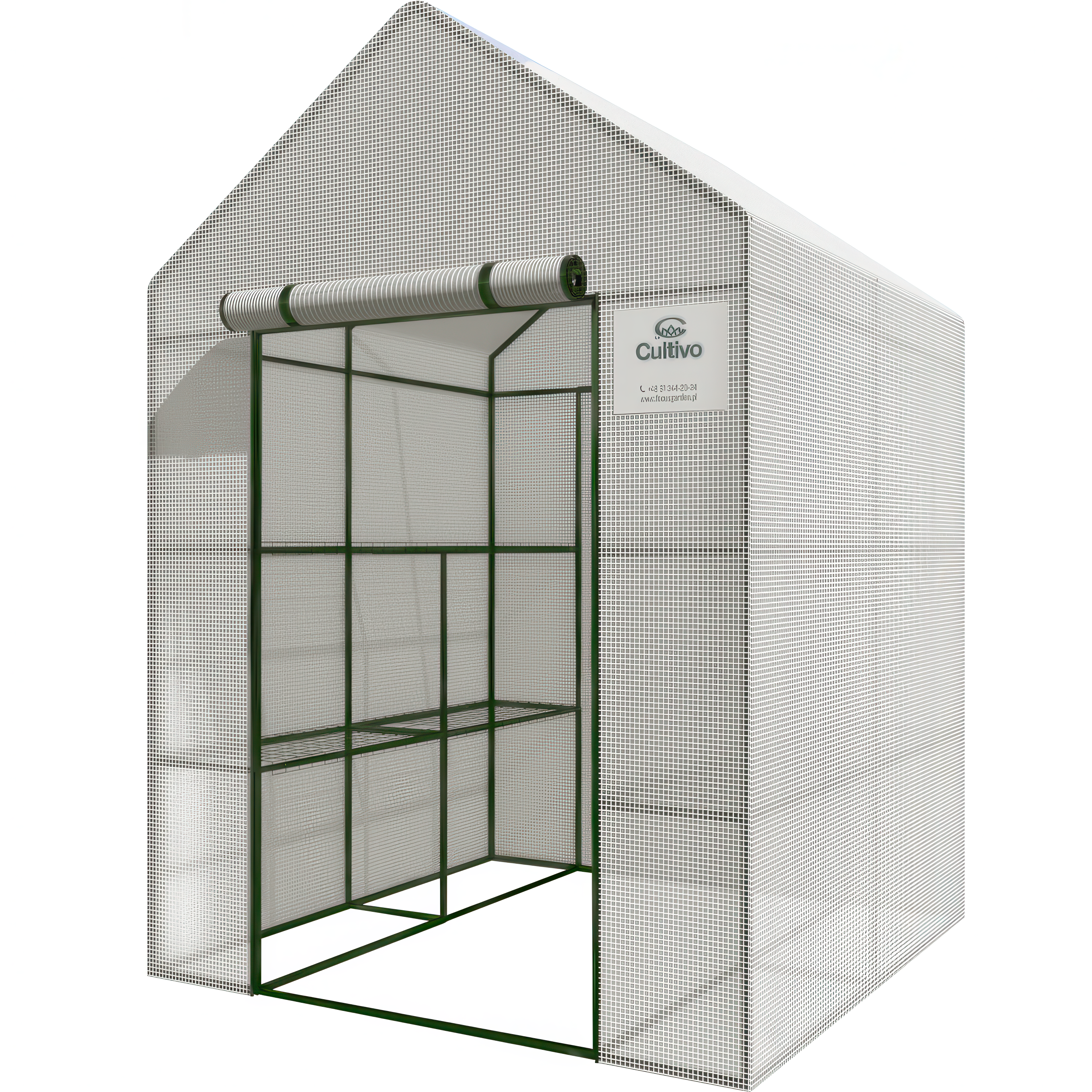 Szklarnia tunel foliowy regał 8 półek 140x140 cm Cultivo