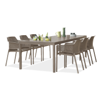 Zestaw ogrodowy Nardi NET/RIO - 6/140 Tortora