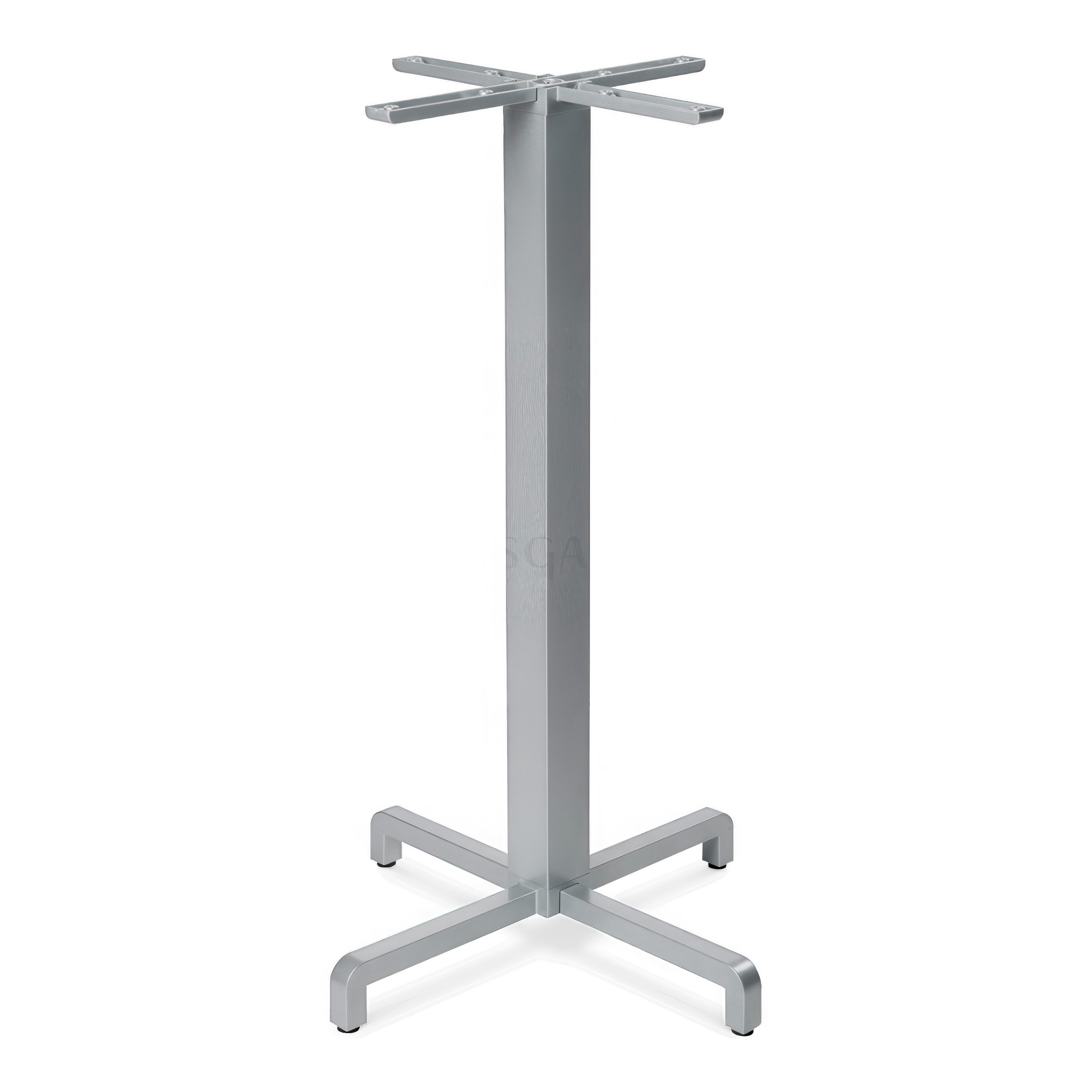 biała wysoka podstawa do stołu