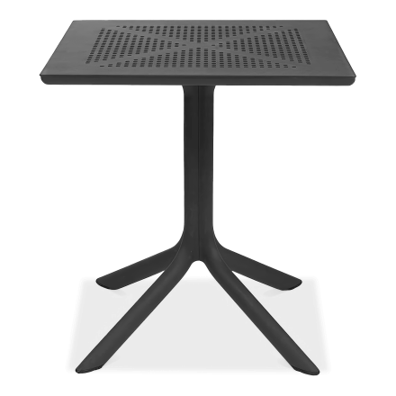 stolik czarny na jednej nóżce