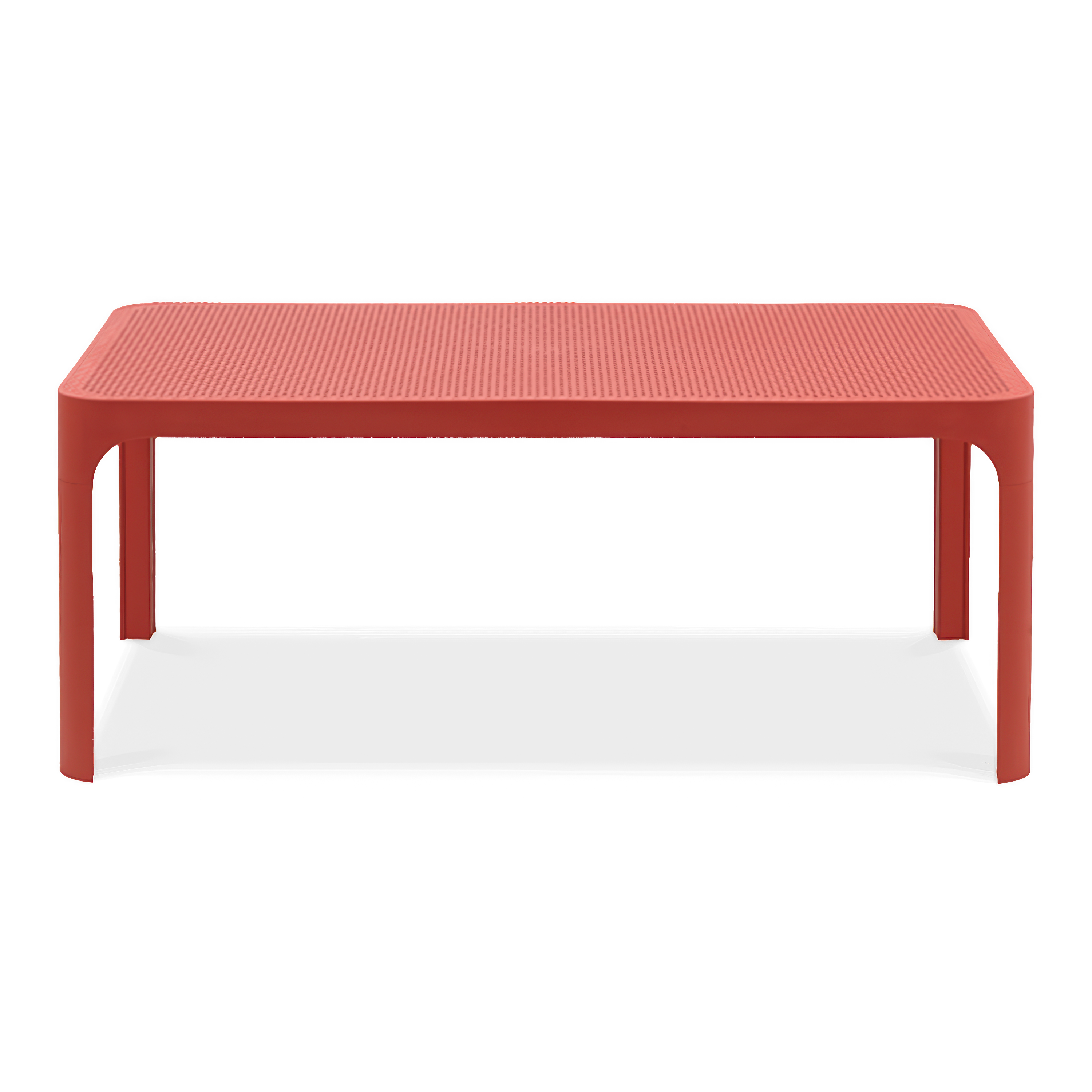 czerwony stolik tarasowy