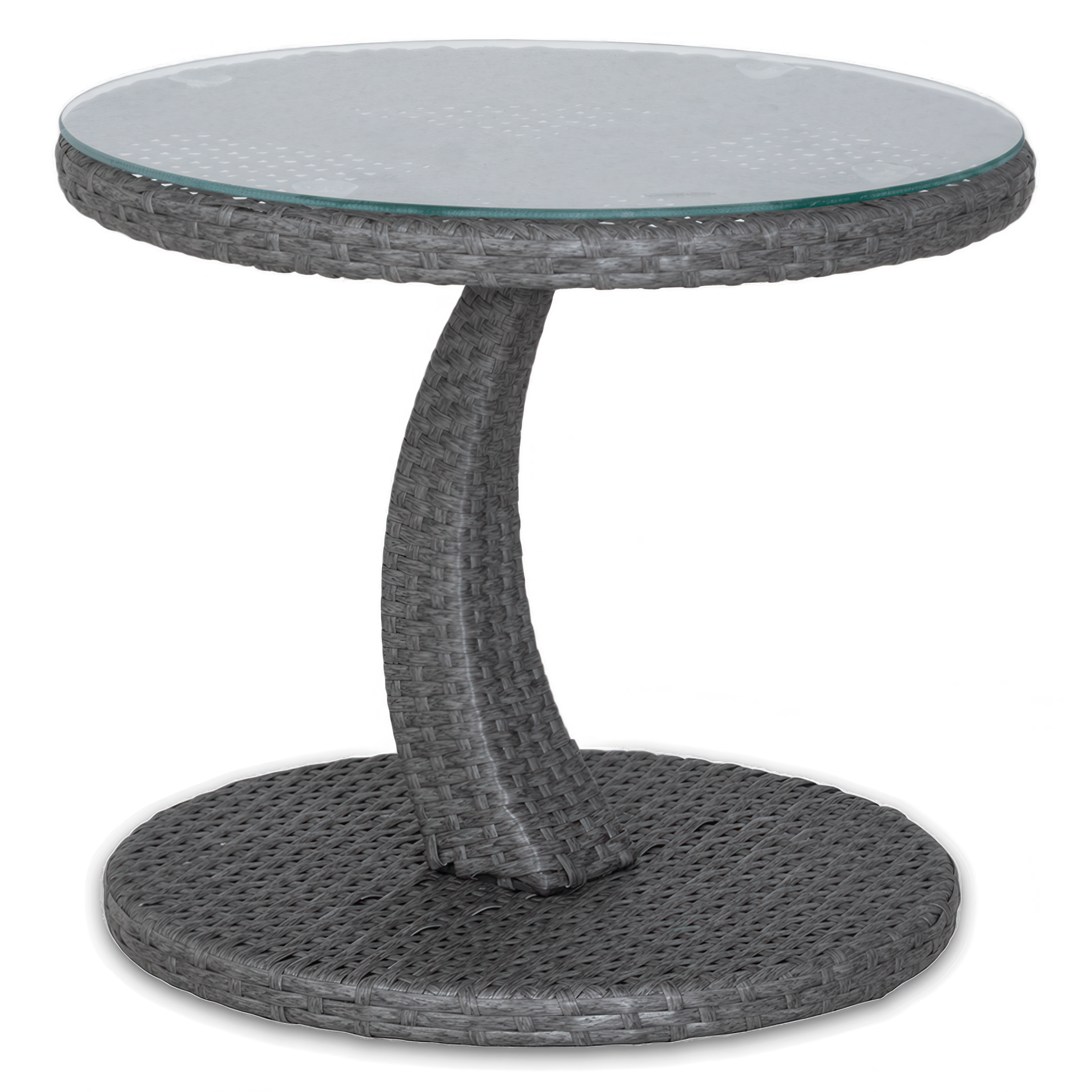 Stolik z technorattanu PREMIO Dark Grey - Focus Garden