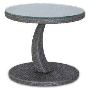 Stolik z technorattanu PREMIO Dark Grey - Focus Garden