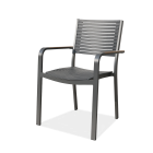 Antracytowe krzesło tacoma