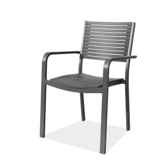 Antracytowe krzesło tacoma