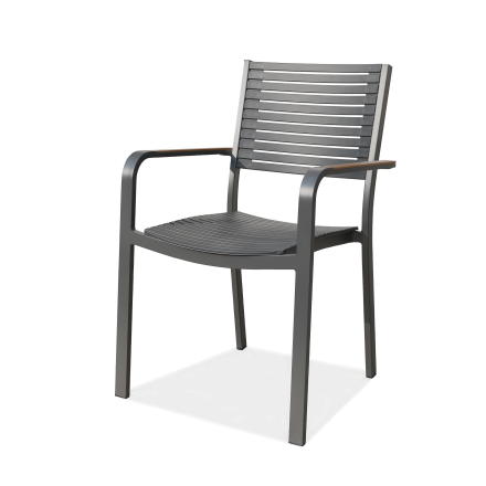 Antracytowe krzesło tacoma