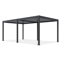 Pergola tarasowa DELUXE Automatic + LED 3,6x6 Anthracite - Gutroof