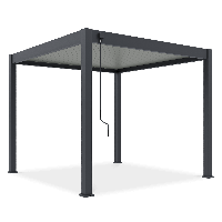 Pergola tarasowa ELEGANCE 3x3 Anthracite/Light Grey - Gutroof