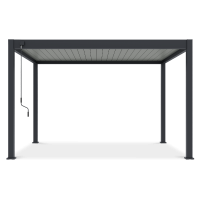 Pergola ogrodowa na taras ELEGANCE 3x4 Anthracite/Light Grey - Gutroof