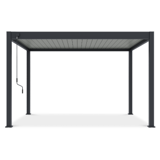 Pergola ogrodowa na taras ELEGANCE 3x4 Anthracite/Light Grey - Gutroof