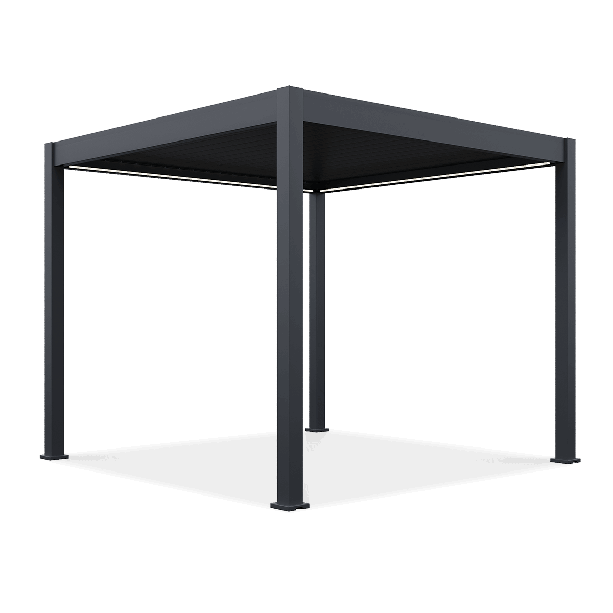 Pergola tarasowa automatyczna ELEGANCE AUTOMATIC 3x3 Anthracite - Gutroof