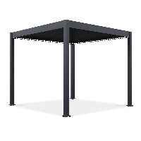 Pergola tarasowa automatyczna z oświetleniem LED ELEGANCE AUTOMATIC 3x3 Anthracite - Gutroof