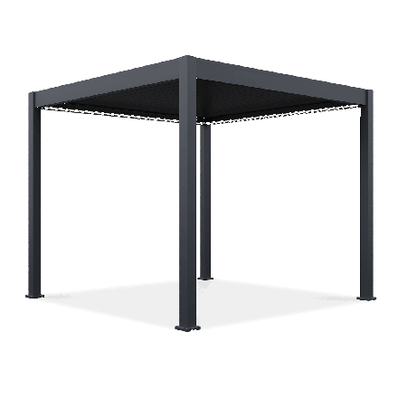 Pergola tarasowa automatyczna ELEGANCE AUTOMATIC 3x3 Anthracite - Gutroof